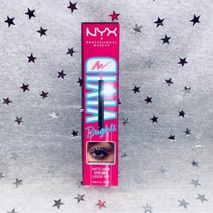NYX Vivid Brights matte liquid eyeliner - Don't Pink Twice (VBLL08) pink liner